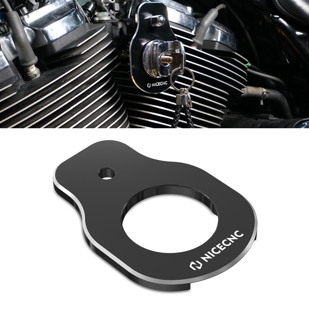 Motorcycle Ignition Key Switch Bracket For Harley Touring StreetGlide ...