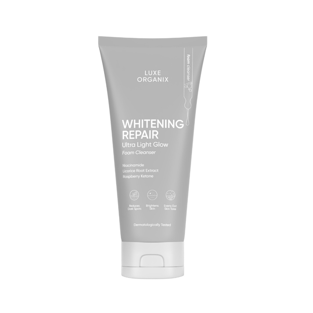 Luxe Organix Whitening Repair Ultra Light Glow Foam Cleanser 150g ...