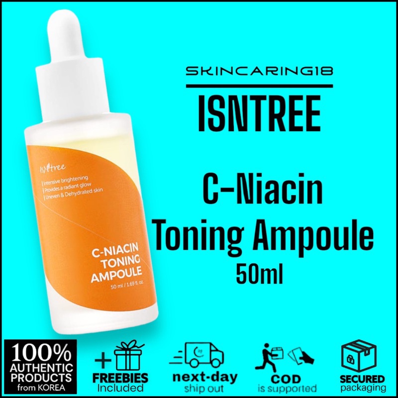 ISNTREE CNiacin Toning Ampoule 50ml by SkinCaring18 (Niacinamide