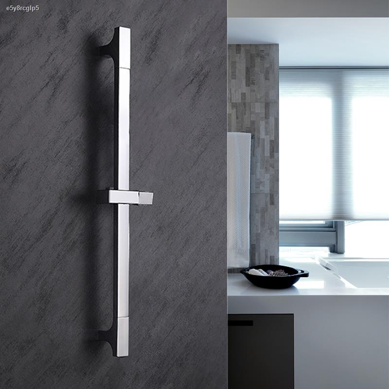 ℡Black Chrome Shower Slide Bars Extension Shower Bathroom Hand Shower