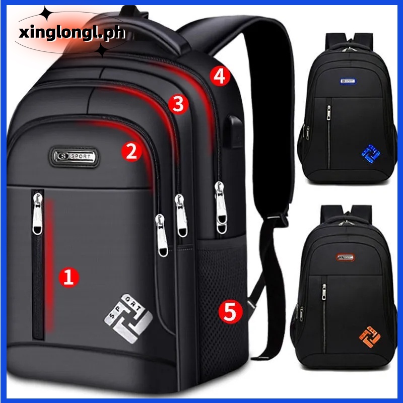 2022 New Products Mens Double Shoulder Strap USB Large Capacity Student