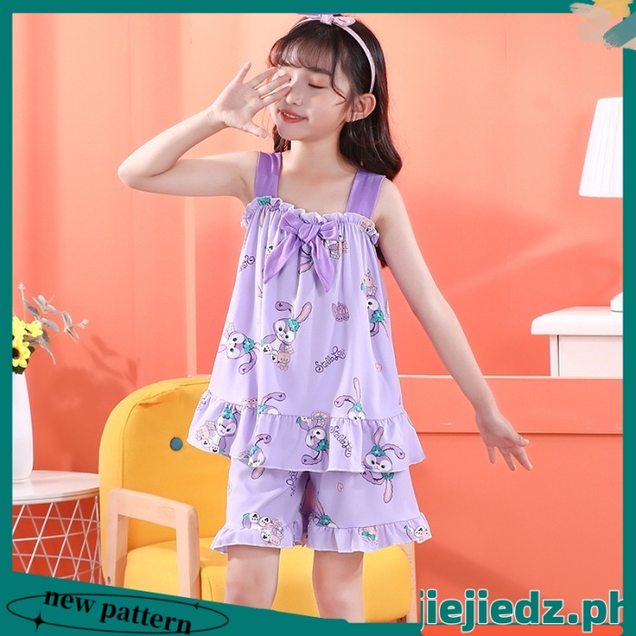 New Cartoon Printed Patterns Children Pajama Sets Kawaii Cute Anime ...