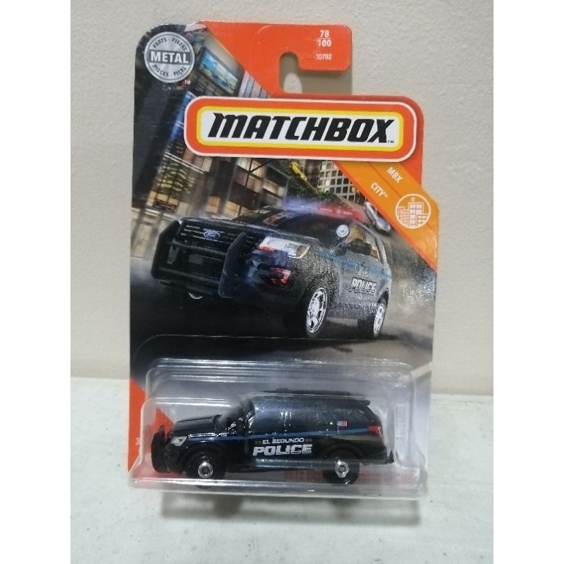 Matchbox Ford Police Interceptor Utility Explorer Segundo San Diego ...