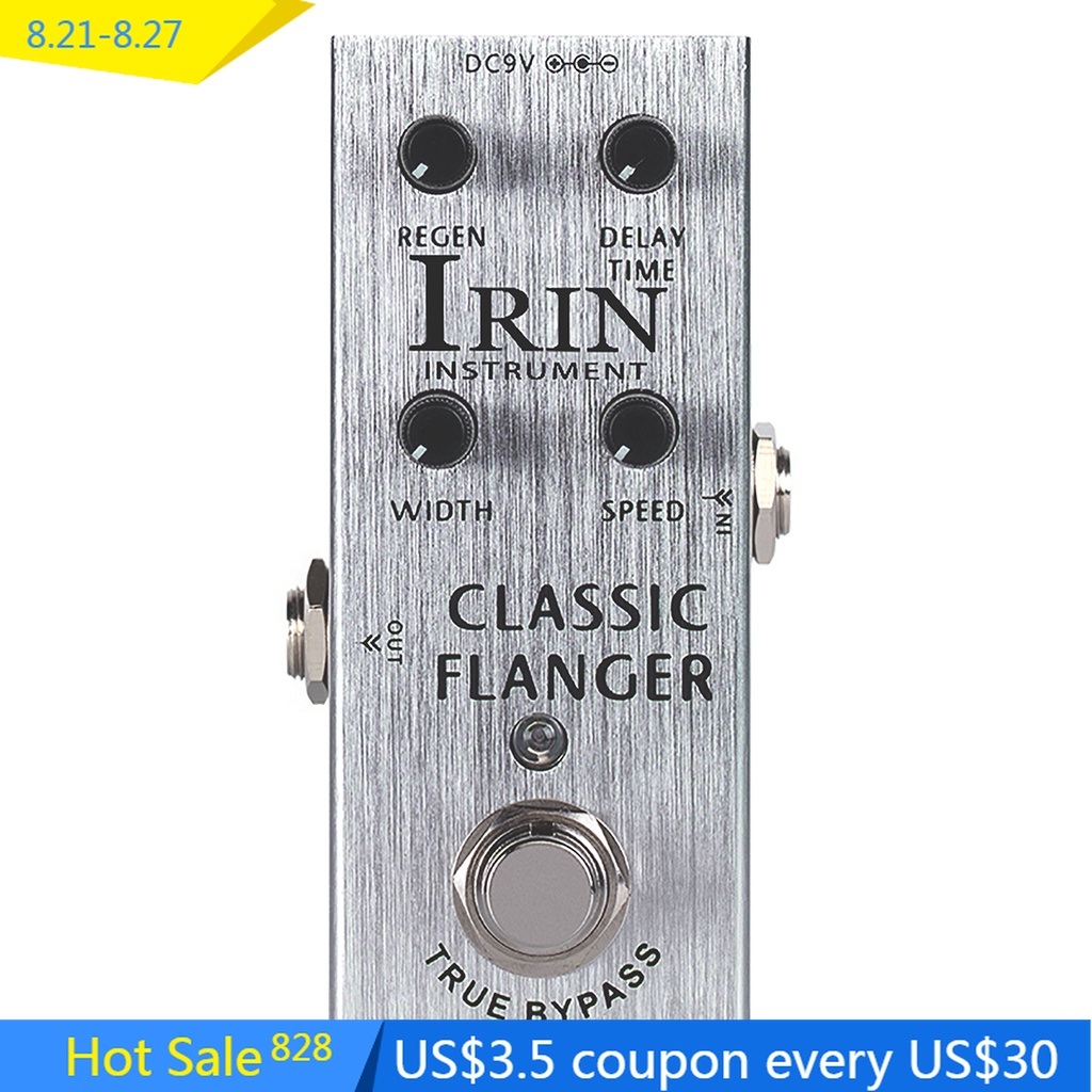 IRIN AN13 Flanger Guitar Effect Metallic Flange & Rapid Tremulous