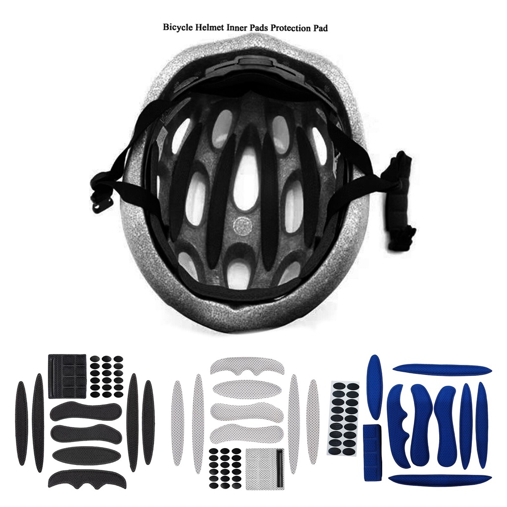 Universal Helmet Padding Foam Kit, Bike Helmet Pads Replacement, Bicycle Motorcycle Safety Hard