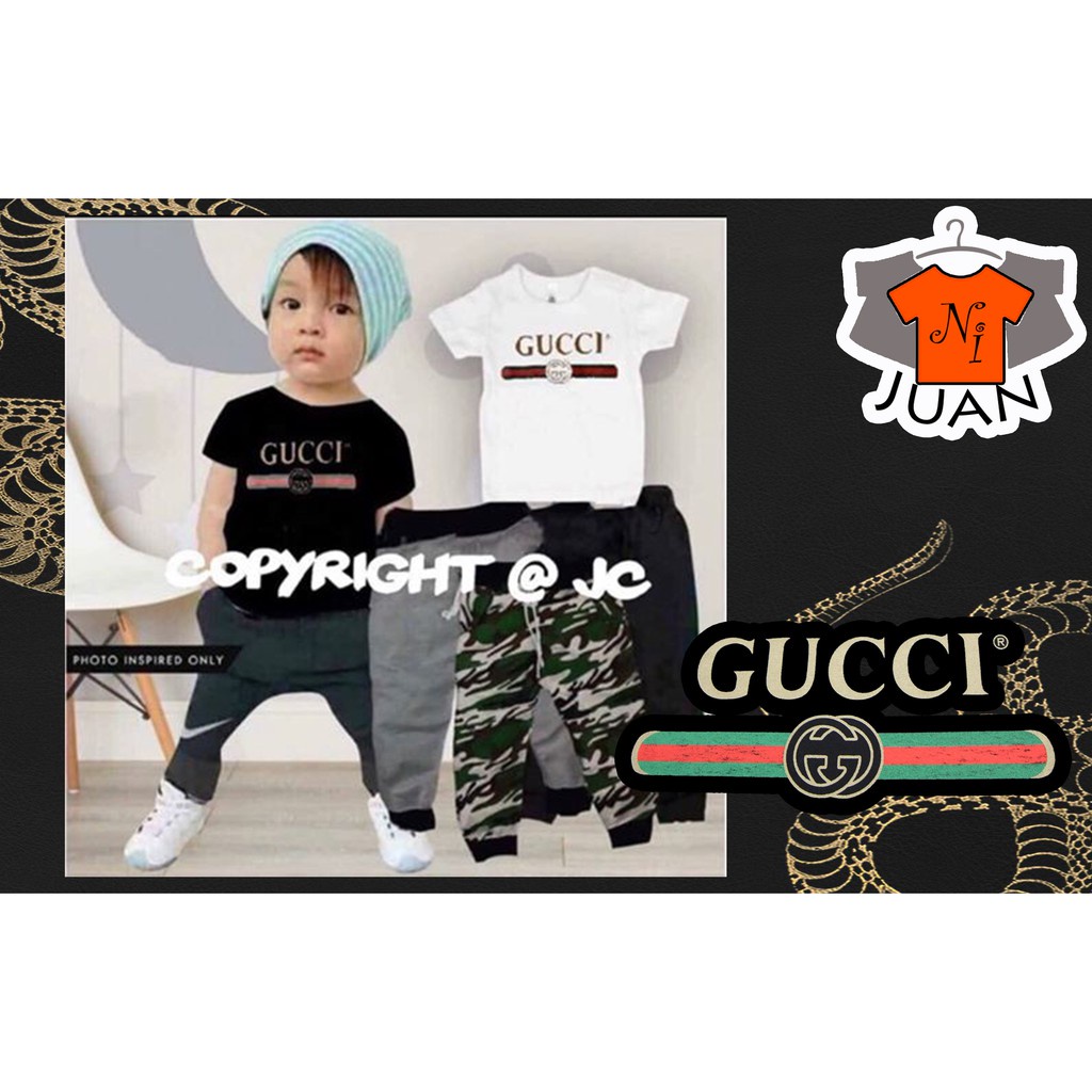 gucci terno Boys Fashion Best Prices and Online Promos Babies Kids Nov 2024 Shopee Philippines