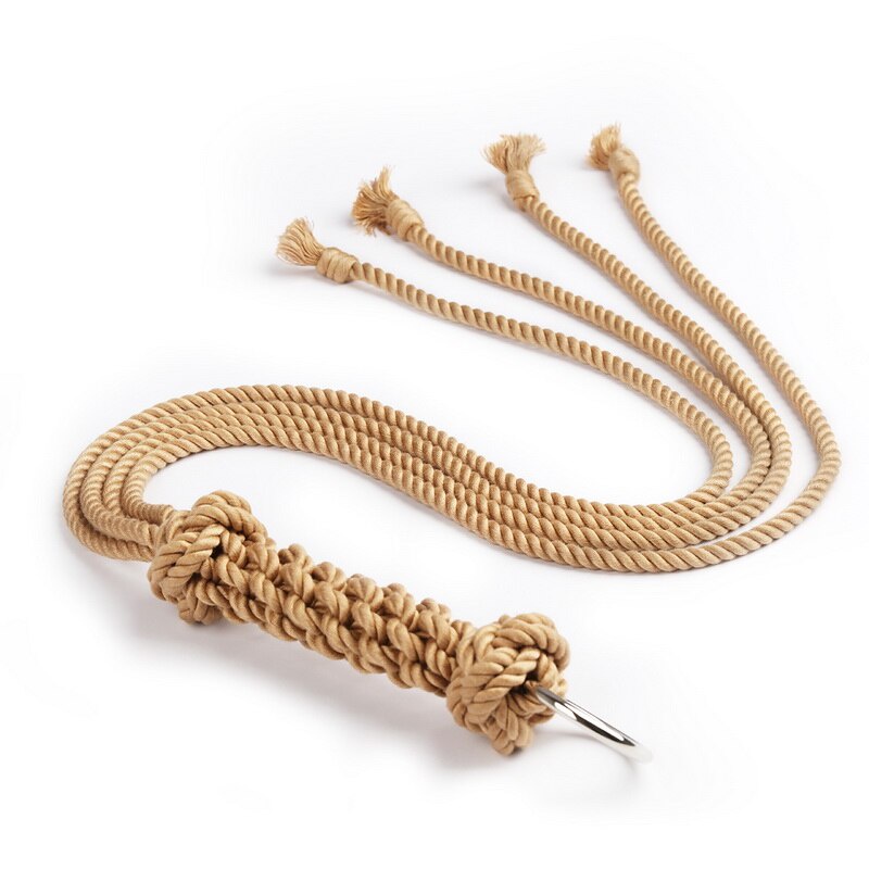 Handmade Shibari Rope Whip Erotic Spanking Paddle Whips Binding Ropes ...