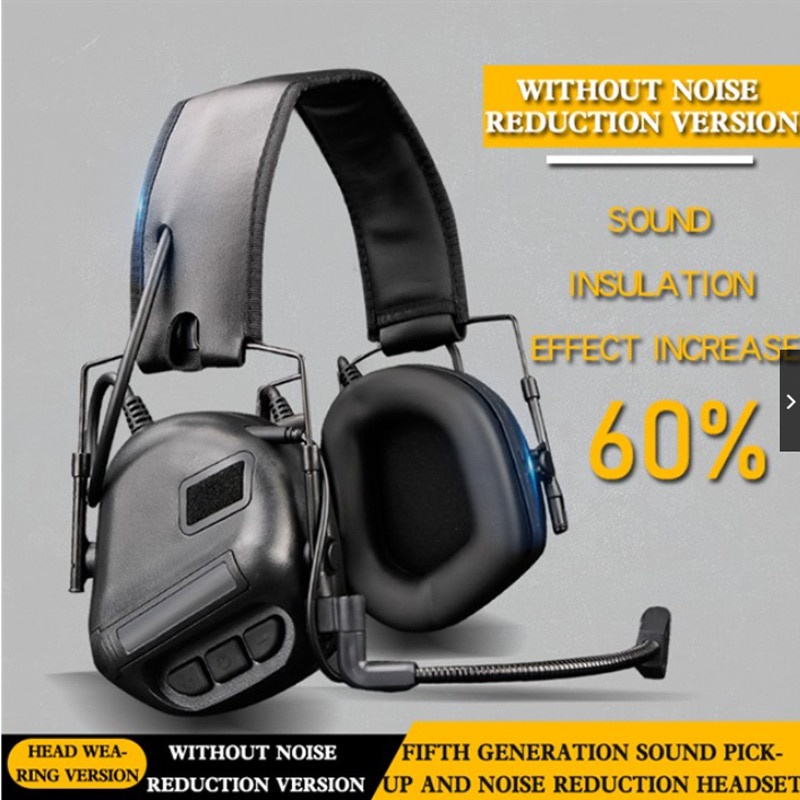 Talkie Radio Tactical Headset Without Noise Cancellation