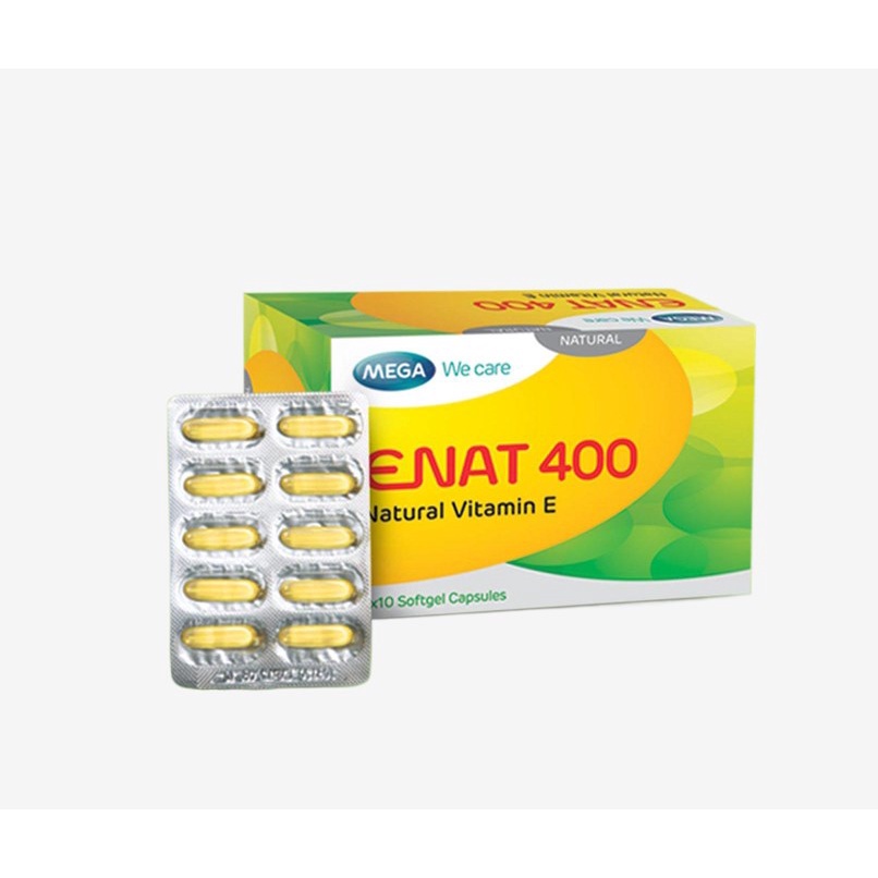 2023COD Authentic Enat Vitamin E 400 IU Softgel Capsules ( 30 capsules