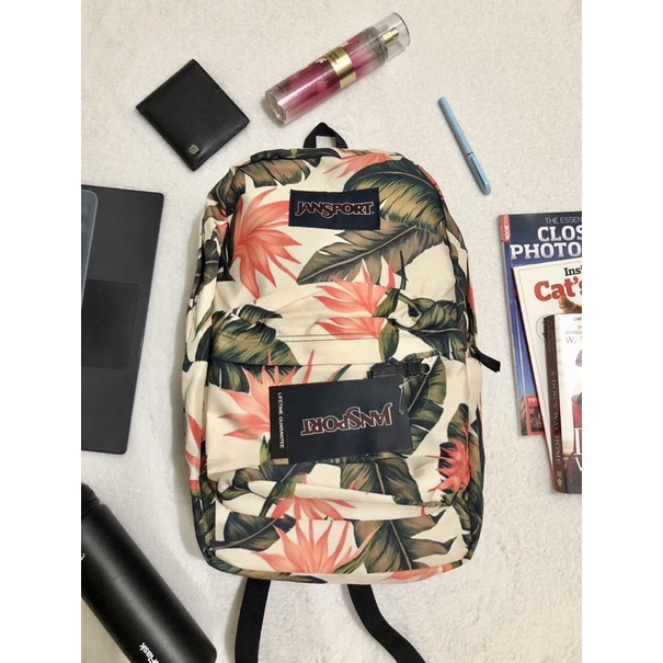 Jansport cheap backpack leaves