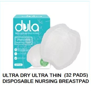 Utra Thin Ultra Dry Disposable Nursing Breast Pads 32pcs – Dula