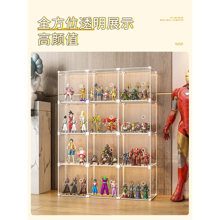 OQ4Q HandMade Lego Display Toy Model Storage Display