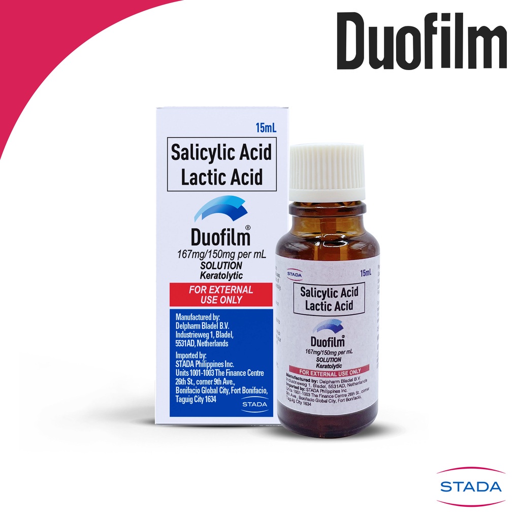 ┋Duofilm salicylic acid and lactic acid, treatment of warts, corns