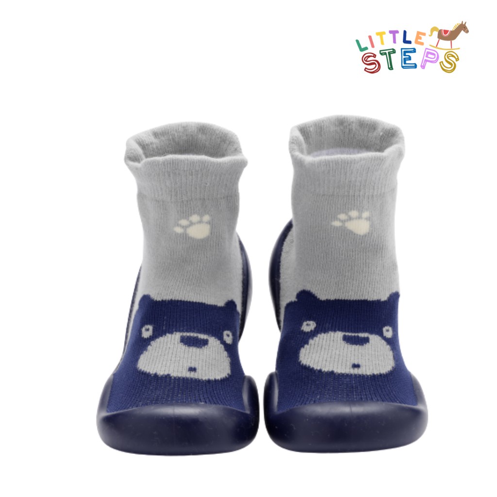 Little Steps Baby Shoes Socks for Boys With Soft Cotton and Anti-Slip ...