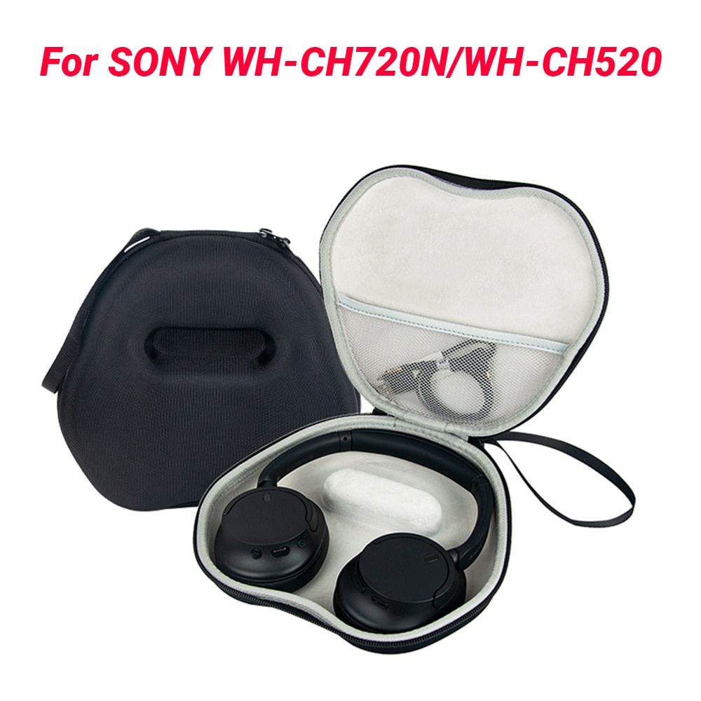 For SONY WHCH720N WHCH520 Wireless Headphone Bag Hard EVA Case