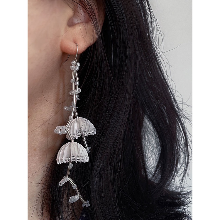 Whatever original handmade jellyfish earrings sterling silver unique