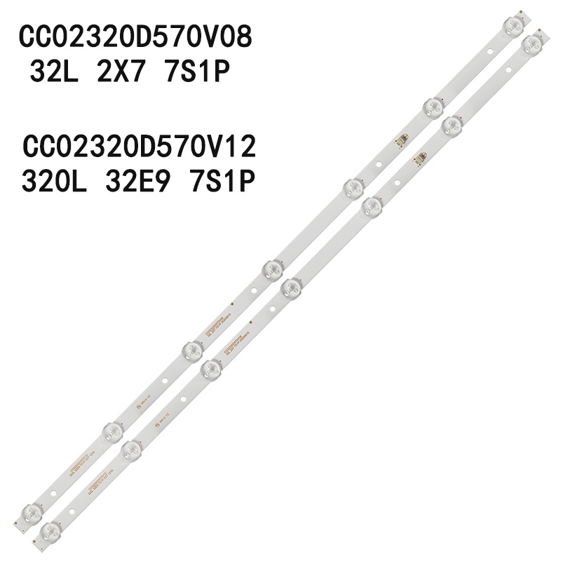 20pcs LED strip CC02320D570V12 08 02 For STARWIND SW-LED32R301BT2 RCA ...