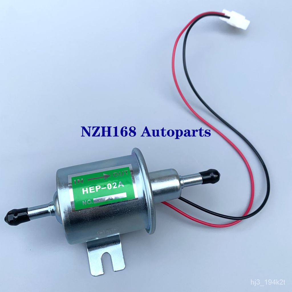 New Universal 12V Electric Fuel Pump Inline Diesel Petrol Low Pressure HEP 02A HEP02A For
