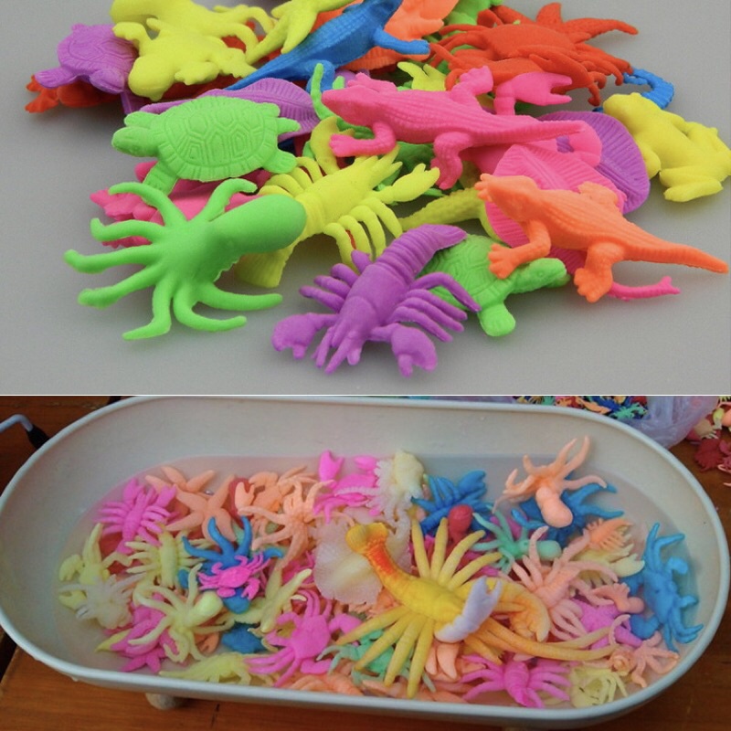 20pcs Animal Growing Toy Marine Biology Toys Animals Toy Magic Soaking