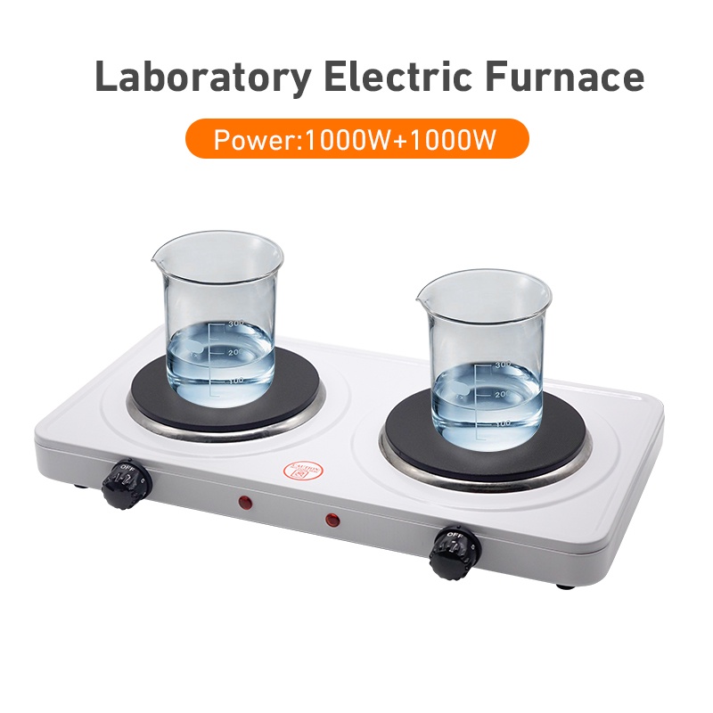 ☍♂1000W+1000W Mini Electric Stove Beaker Heater with Heating Household
