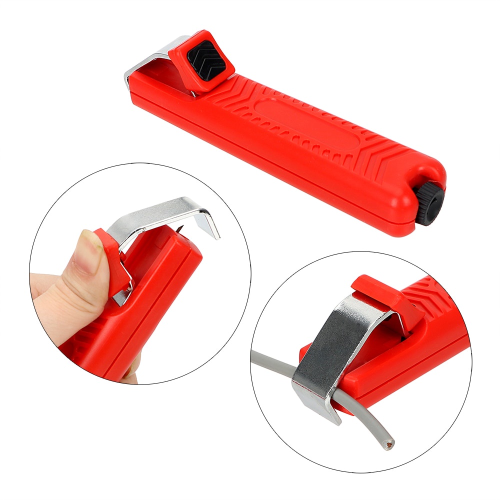 Cable Knife Stripper Wire Stripping Tools Plastic Handle Diameter 8