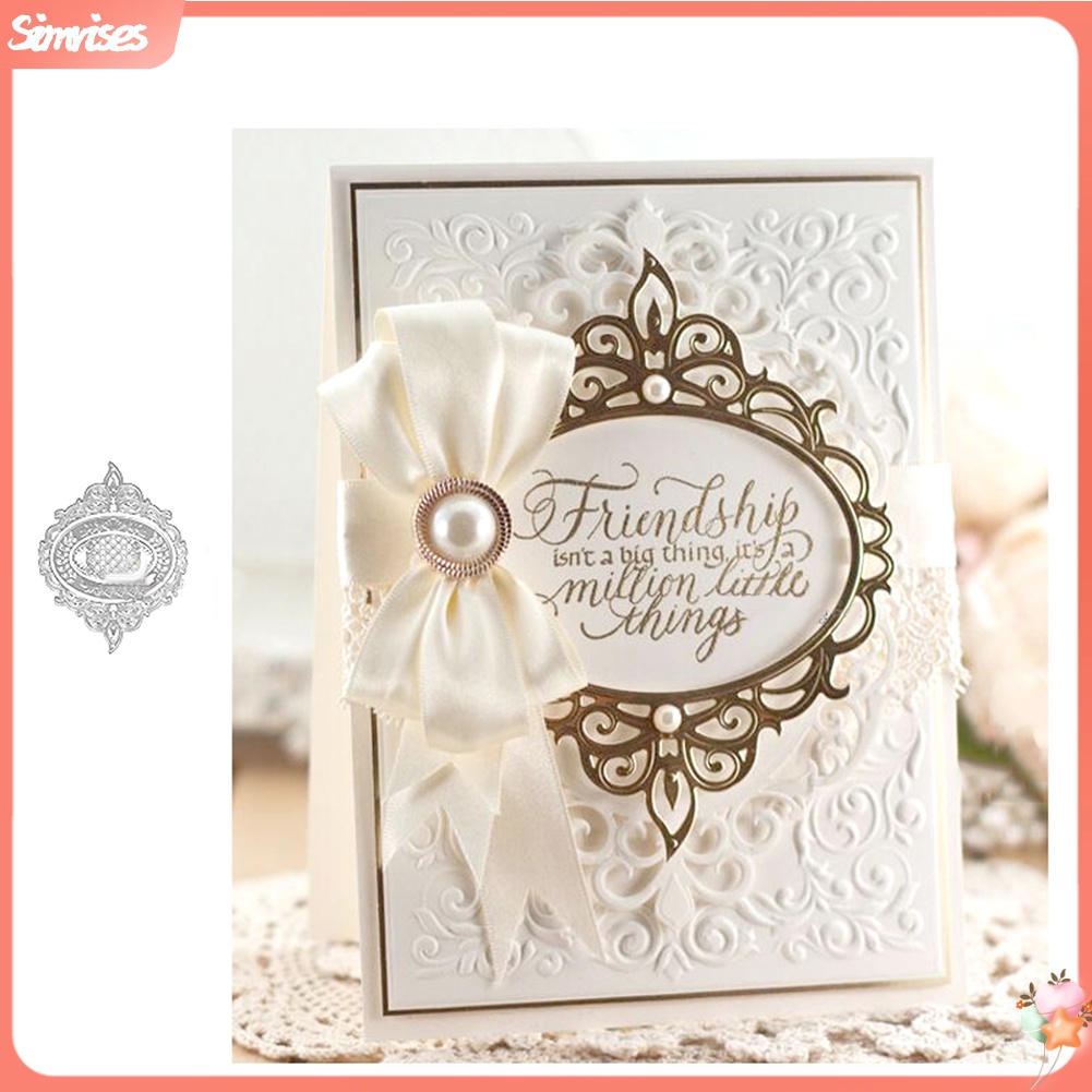 Lace Rectangular Frame Metal Cutting Dies – DIY Scrapbooking Paper Cards Stencils Embossing Tools