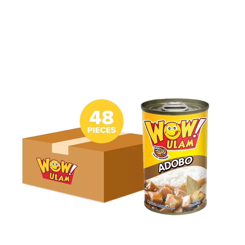 KELLY NEW COD2023 ♣Wow Ulam Adobo 155g Pack of 48 | Shopee Philippines