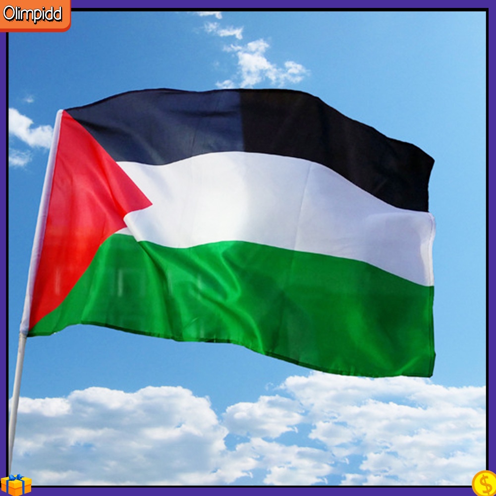 olimpidd| 90x150cm Palestinian National Flag Hanging Banner Outdoor ...