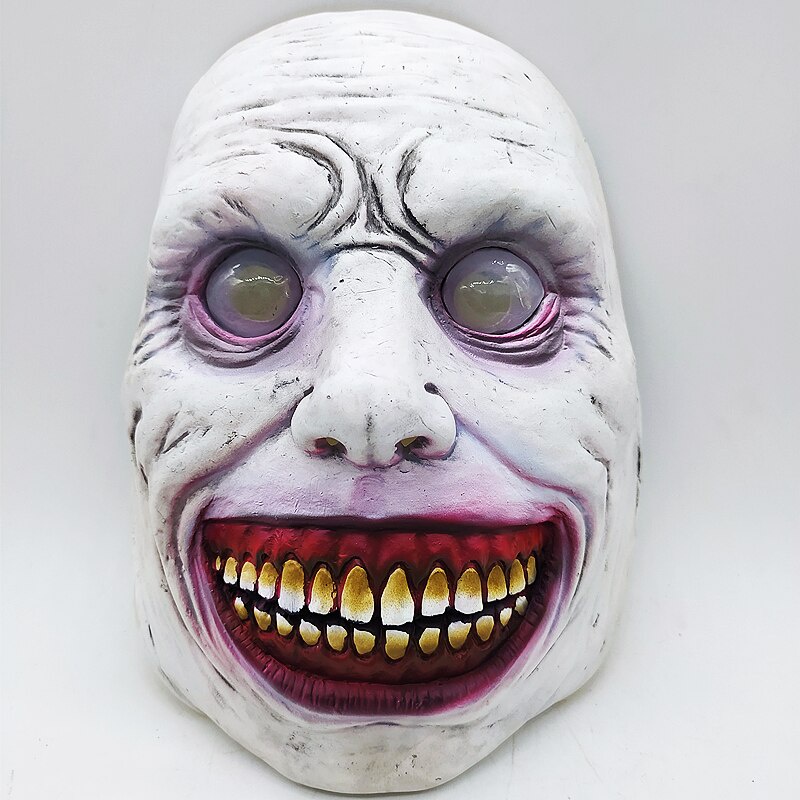 Creepy Halloween Mask Smiling Demons Horror Face Masks The Evil Cosplay