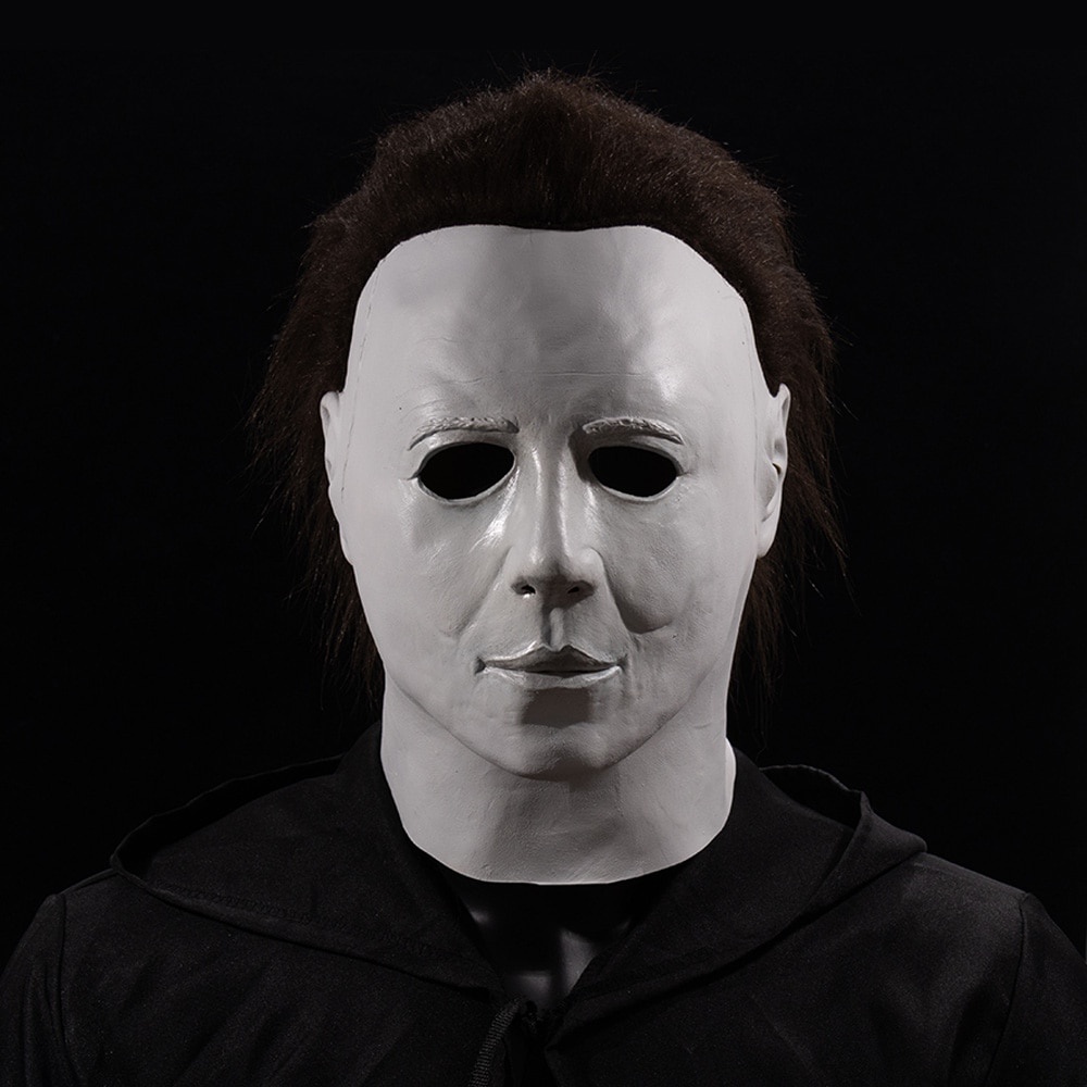 1978 Halloween Michael Myers Old Classical Fashion White Latex Cosplay