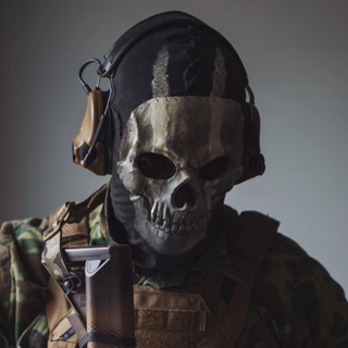 MWII Ghost Mask 2022 COD Cosplay/Airsoft/Tactical