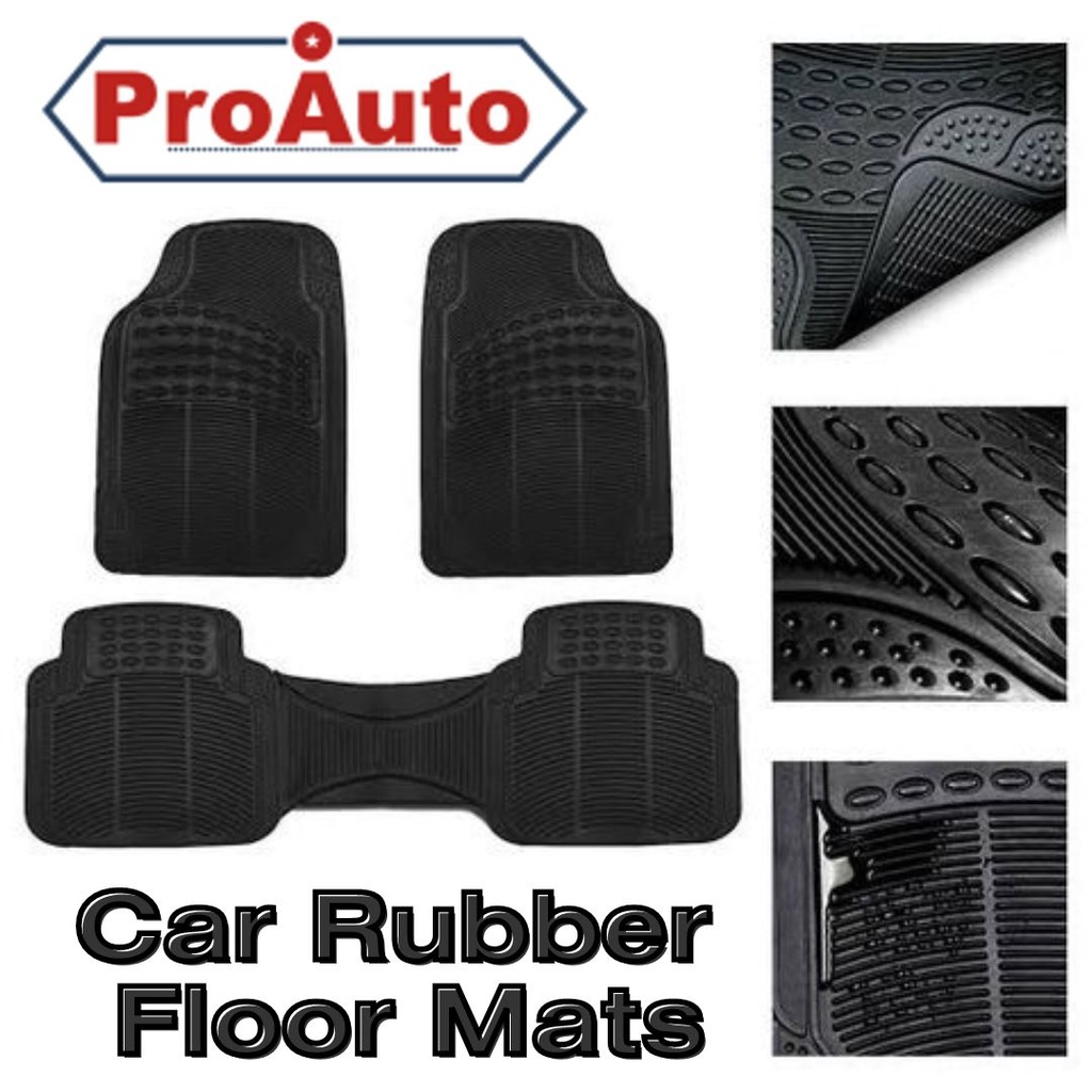 HYUNDAI PALISADE 3Pcs. Customized Rubber Car Mat Universal Floor Guard