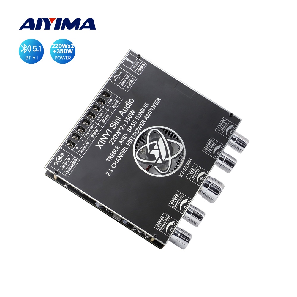 AIYIMA TPA3251 Bluetooth Power Amplifier Board 2.1 Channel Sound