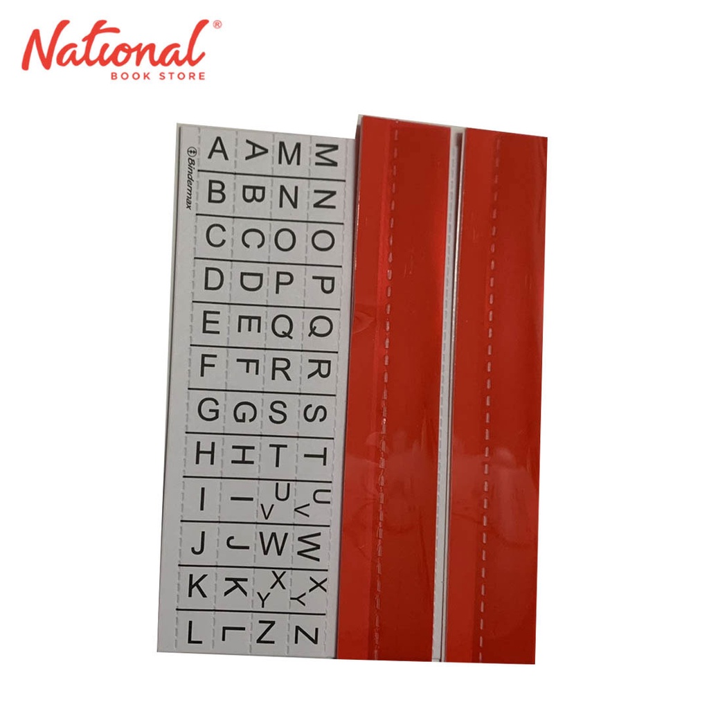 Bindermax Index Tab Seludex Red - School & Office - Filing Supplies ...