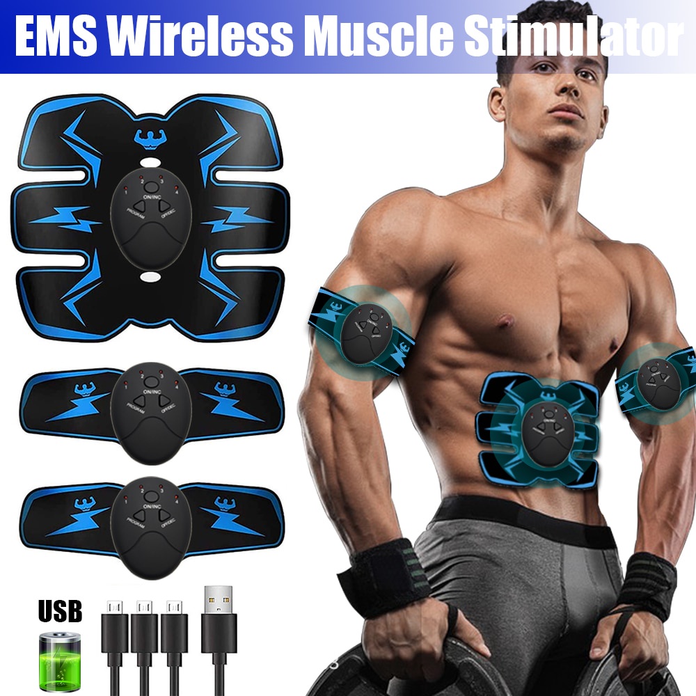 Smart EMS Muscle Stimulator Smart Electric Fitness Abdominal Training ...