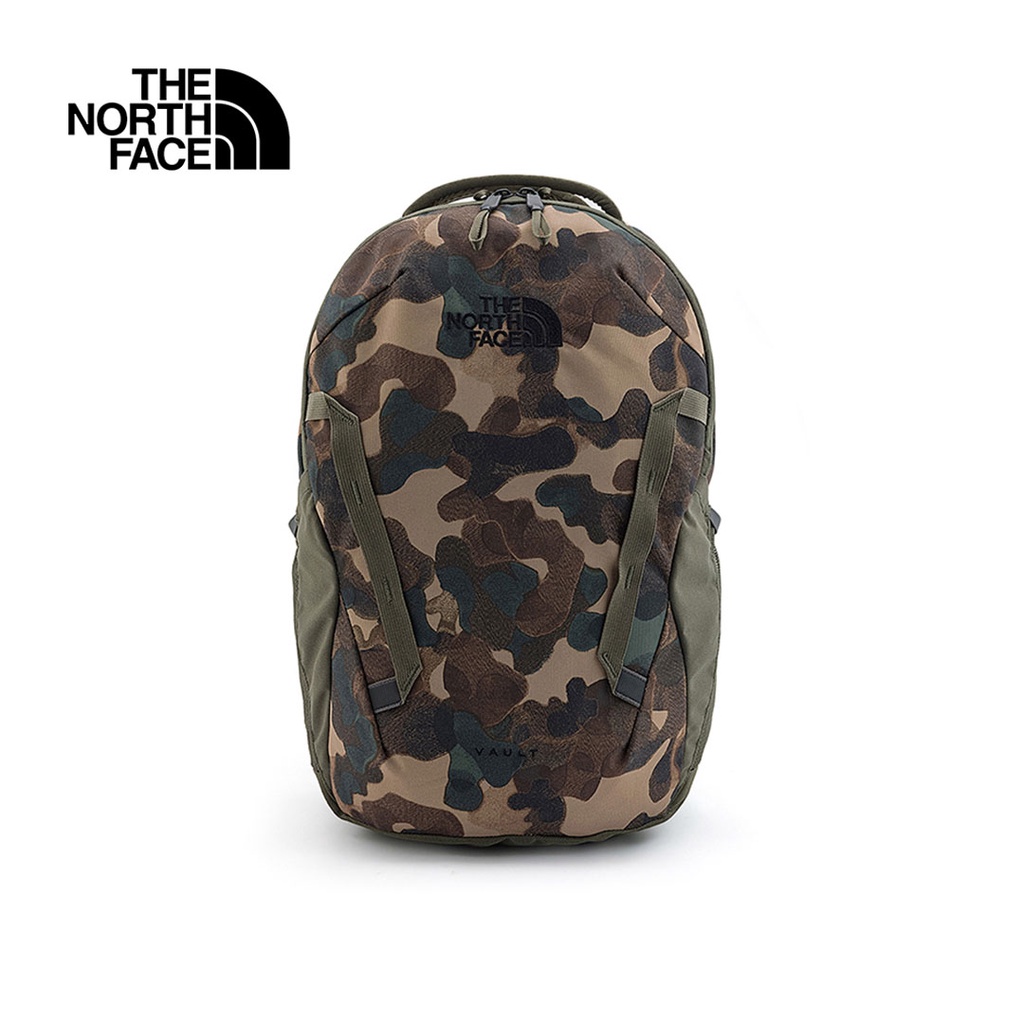 The North Face Vault Utility Brown Camo Backpack Shopee Philippines