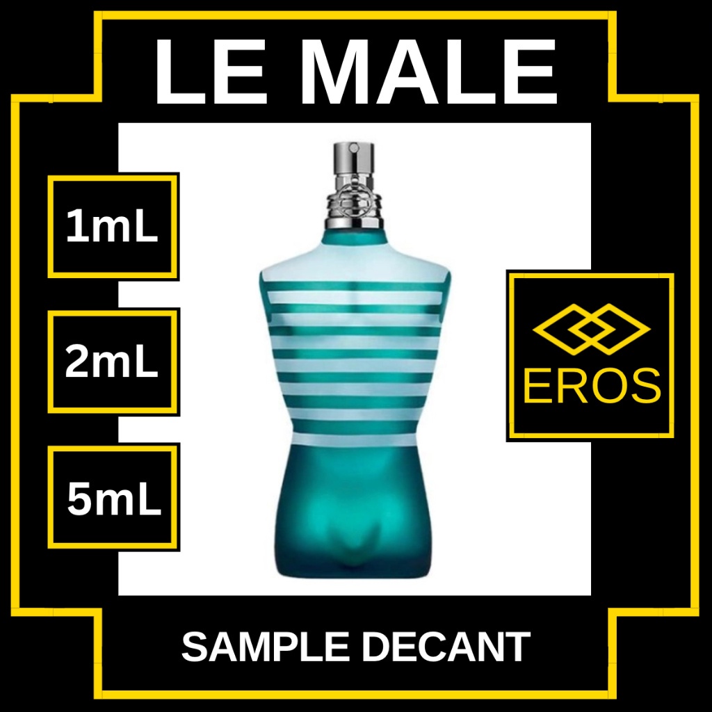 Le Male 2mL/5mL sample perfume decant spray vial | Shopee Philippines