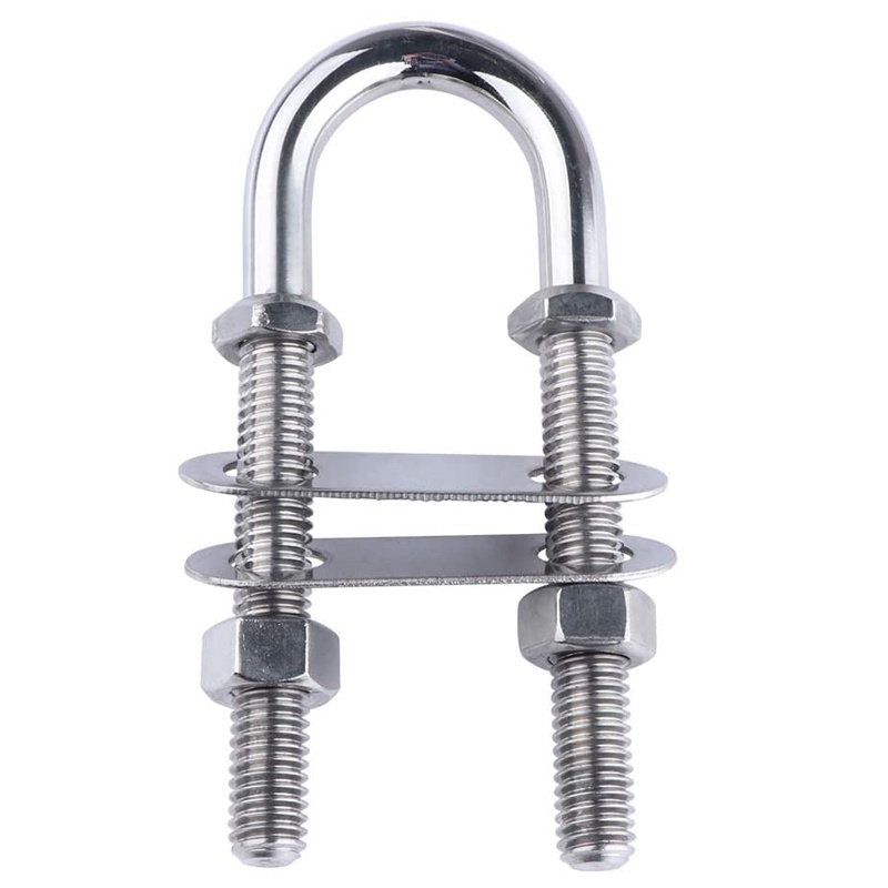 Marine Yacht Stern Bow U Bolts,m10 Thread *80mm,boats 316 Stainless