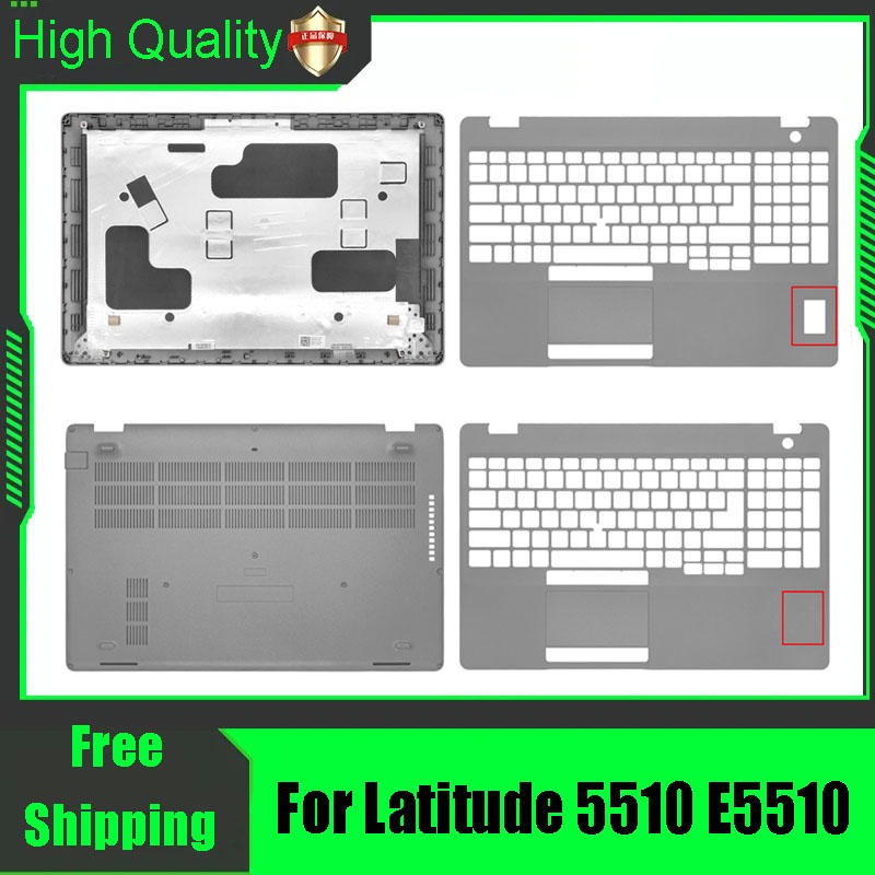 Replacement LCD Rear Top Lid Back Cover For Dell Latitude 5510 & Precision 3551 – Model 0F0N34-USK, Black, OEM Compatible