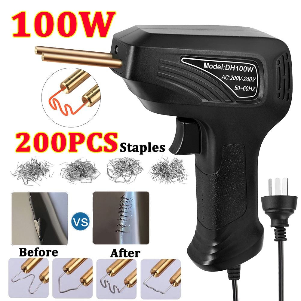 100W Hot Stapler Plastic Welding Machine Welder Heat Gun Bumper Repair