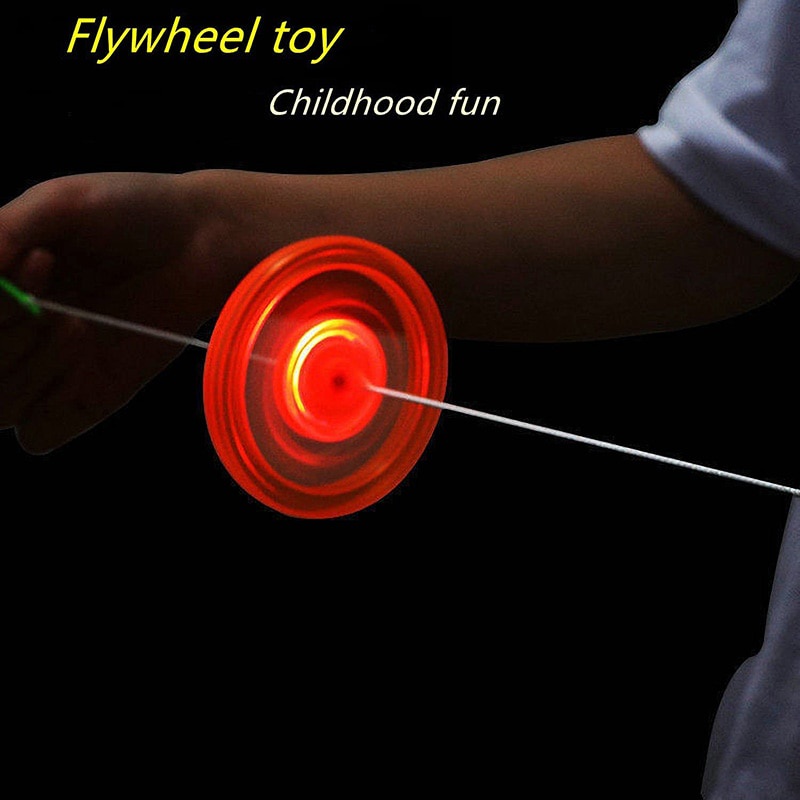 Flywheel Spinning Toy Spinner Fidget Rainbow Lightshow Children Pull ...