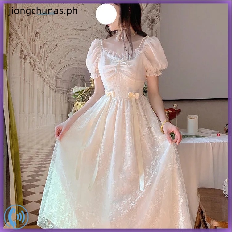 Summer fairy graduation dress white dress for women casual plus