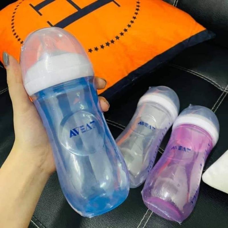 [ATS] Baby Natural Milk Bottle Newborn Infant Feeding Bottle Silicone ...