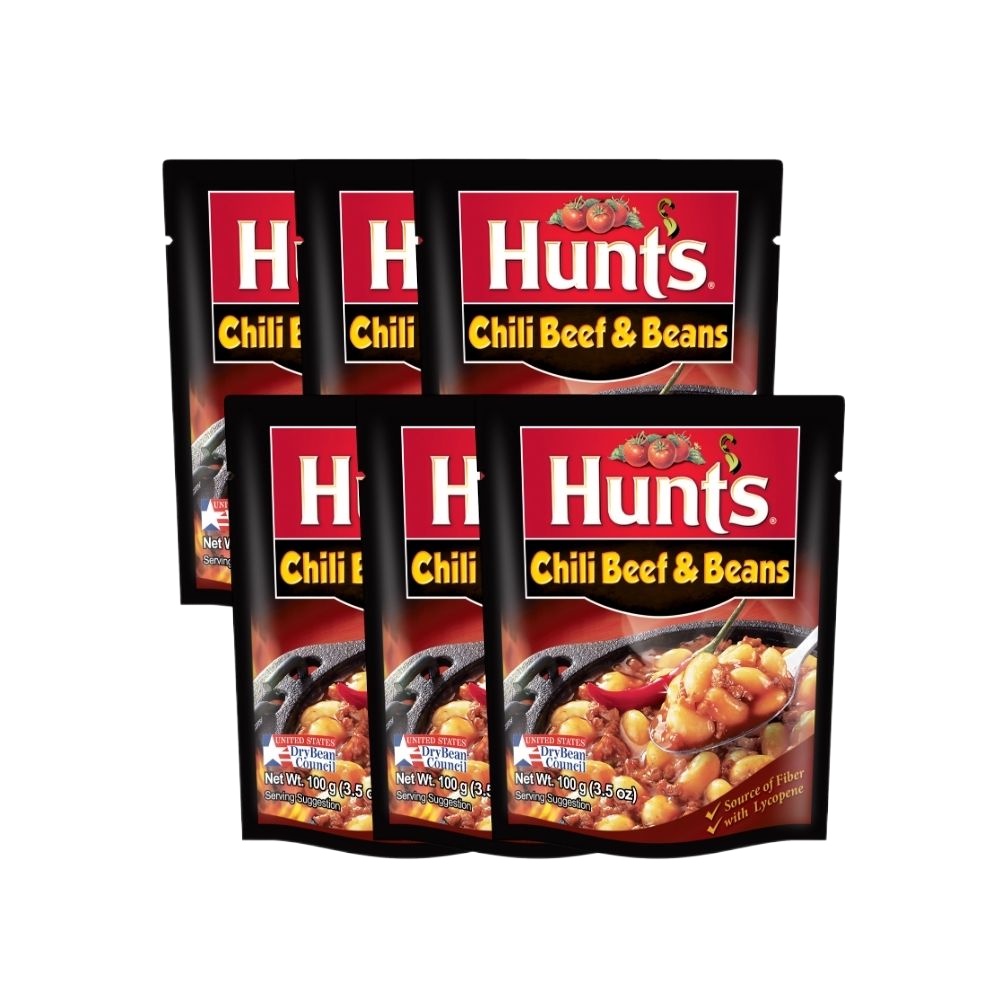 COD2023 Hunt's Chili Beef & Beans 100g Pack of 6 Shopee Philippines