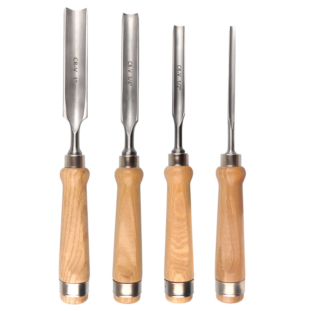 SemiCircular Woodworking Chisel Set Chrome Vanadium Steel Carpenter