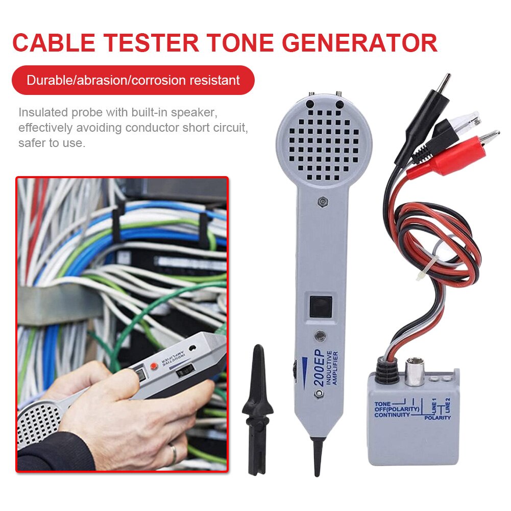 ★1set 200EP Cable Tester Tone Generator Inductive Amplifier with