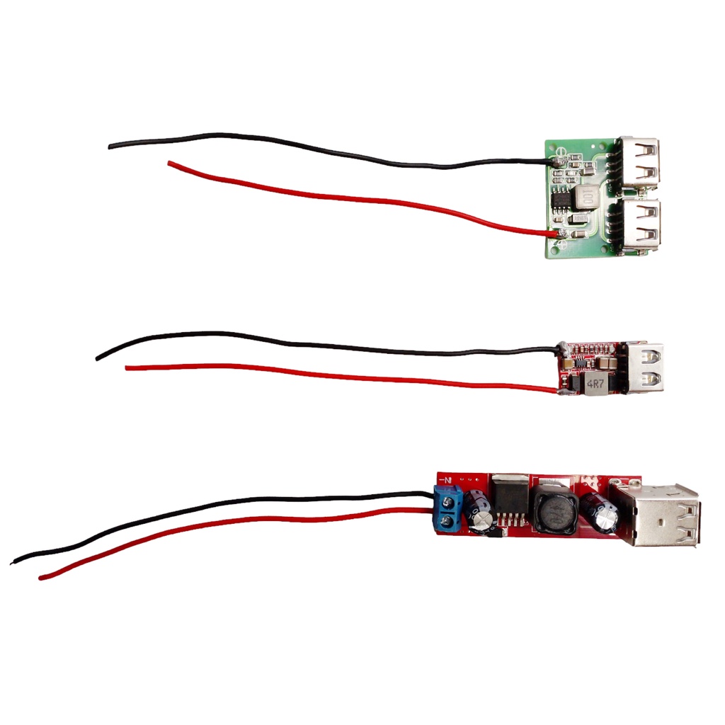 DIY ELECTRONICS STEP DOWN USB DC-DC BUCK CONVERTER MODULE with WIRE, 6