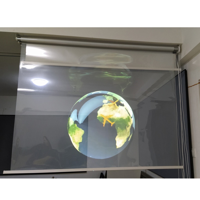 3d Holographic Projection Film Adhesive Rear Projector Screen