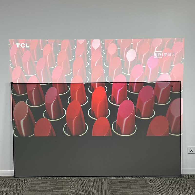 2023 New 120 Inch ALR Flexible Fresnel Long Throw Projection Screen ...