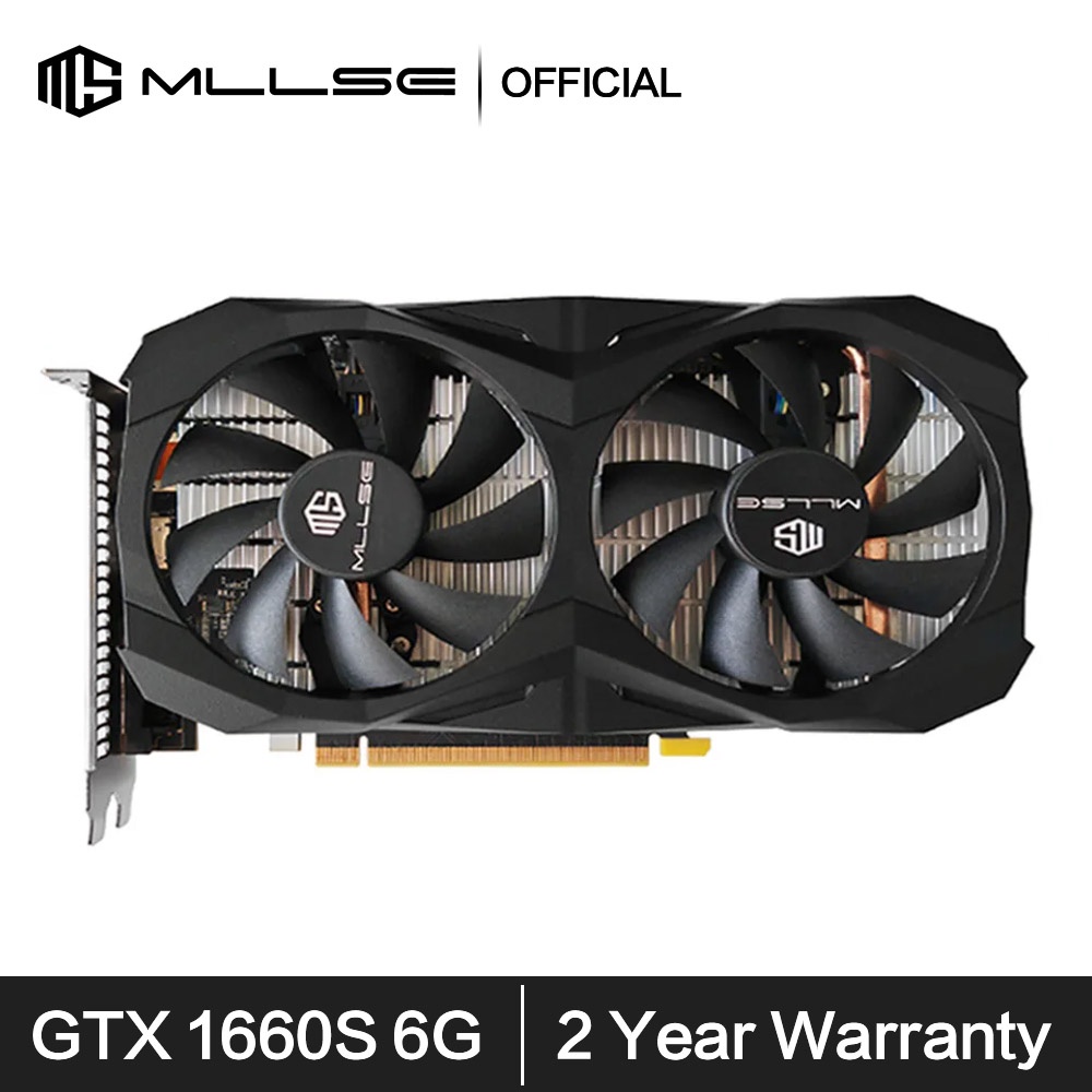 ☏MLLSE Gaming Graphics Card GTX 1660 Super 6GB Placa De Video GDDR6 192 ...